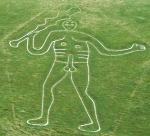 Cerne Abbas Giant, aka the Rude Man, needs to be re-chalked 