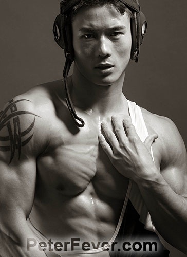 Asian model Peter Le
