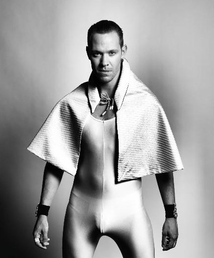 Will Young in white lycra.