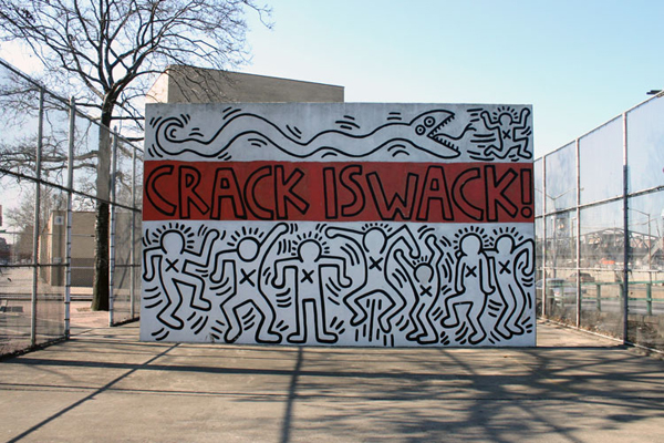 Keith Haring 'Crack is Wack'