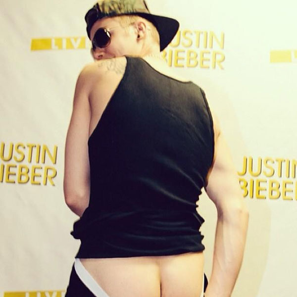 Justin Bieber's bum