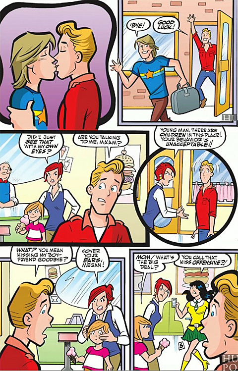 Archie Comics first gay kiss
