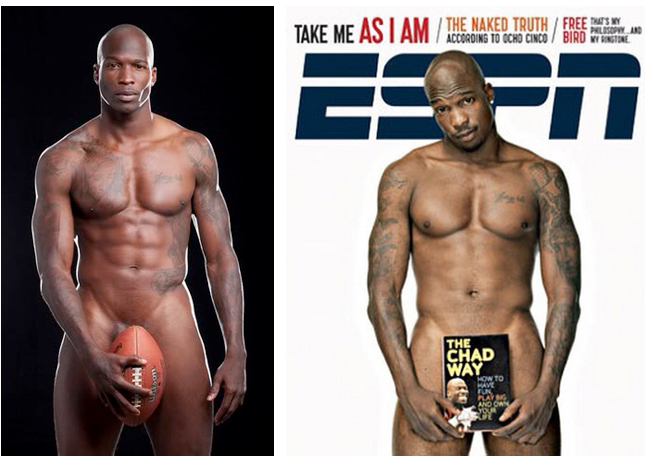Chas Johnson naked football player