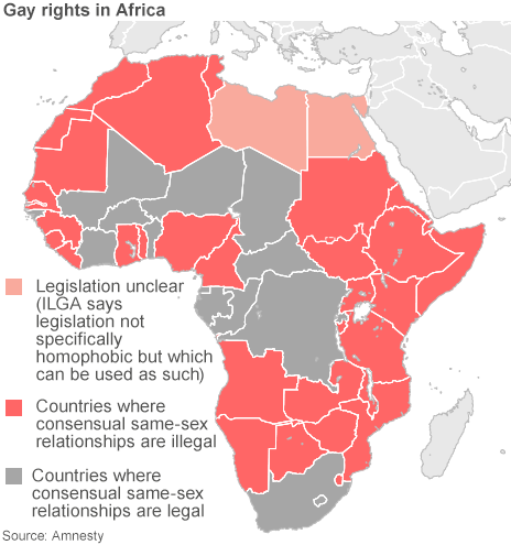 Gay rights in African countries