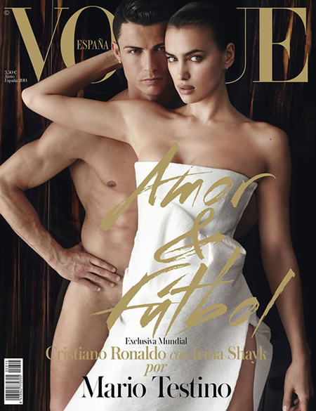 Cristiano Ronaldo naked for Vogue Espana