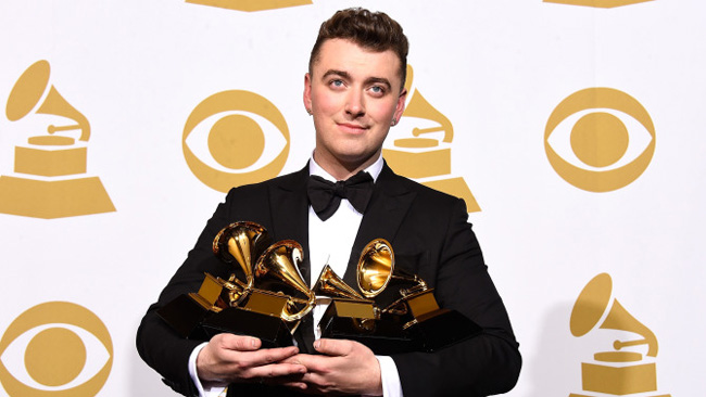 Sam Smith wins at the Grammys