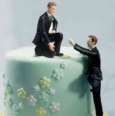 Gay wedding cake
