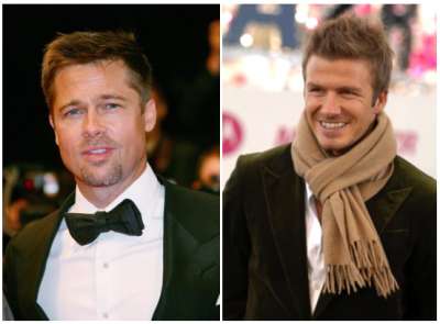 Brad Pitt versus David Beckham: who is hotter?