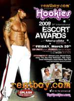 Hookies handed out by RentBoy.com recognizing best in male escorting