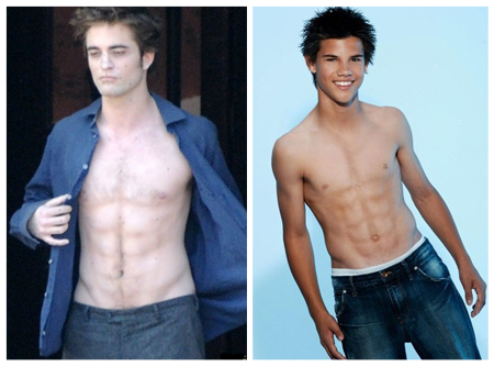 Robert Pattinson and Taylor Lautner