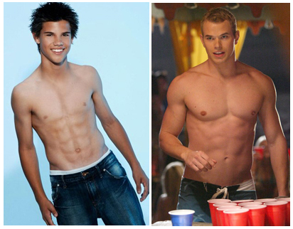 Taylor Lautner versus Kellan Luts