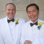 George Takei and his hubby, Brad Altman