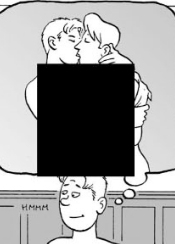 Image of gay men kissing censored by Apple