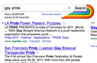 Google's gay pride doodle