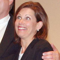 Crazy Eyes Porn - Crazy Eyes' Bachmann attacked with glitter | BananaGuide