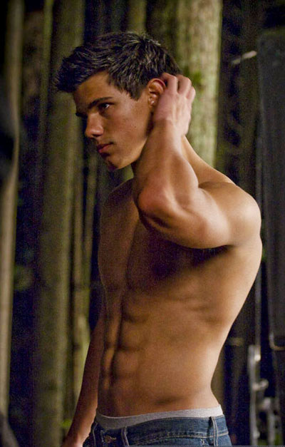 Taylor Lautner shirtless