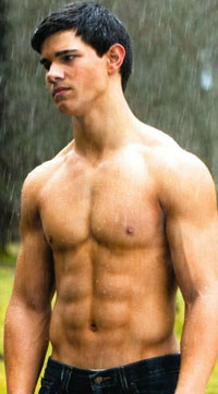 Taylor Lautner shirtless and hot