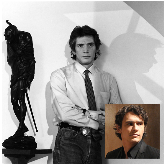 Robert Mapplethorpe; James Franco (inset).