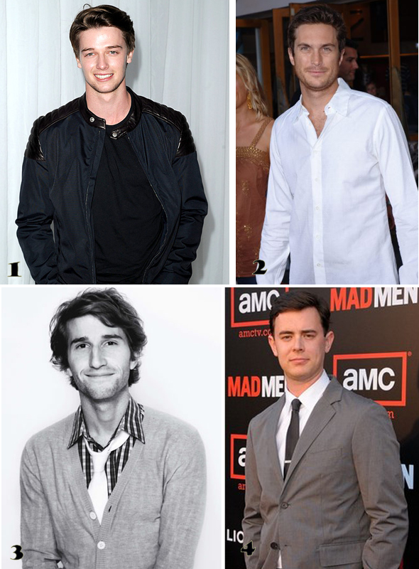 Patrick Schwarzenegger, Oliver Hudson, Max Winkler, Colin Hanks