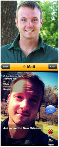 Matt Moore on Grindr