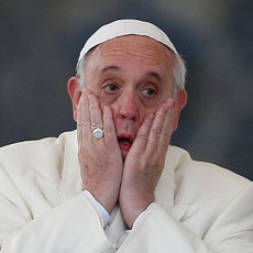 Pope Francis shocked