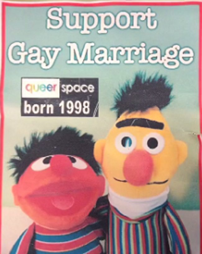 Bert and Ernie gay cake
